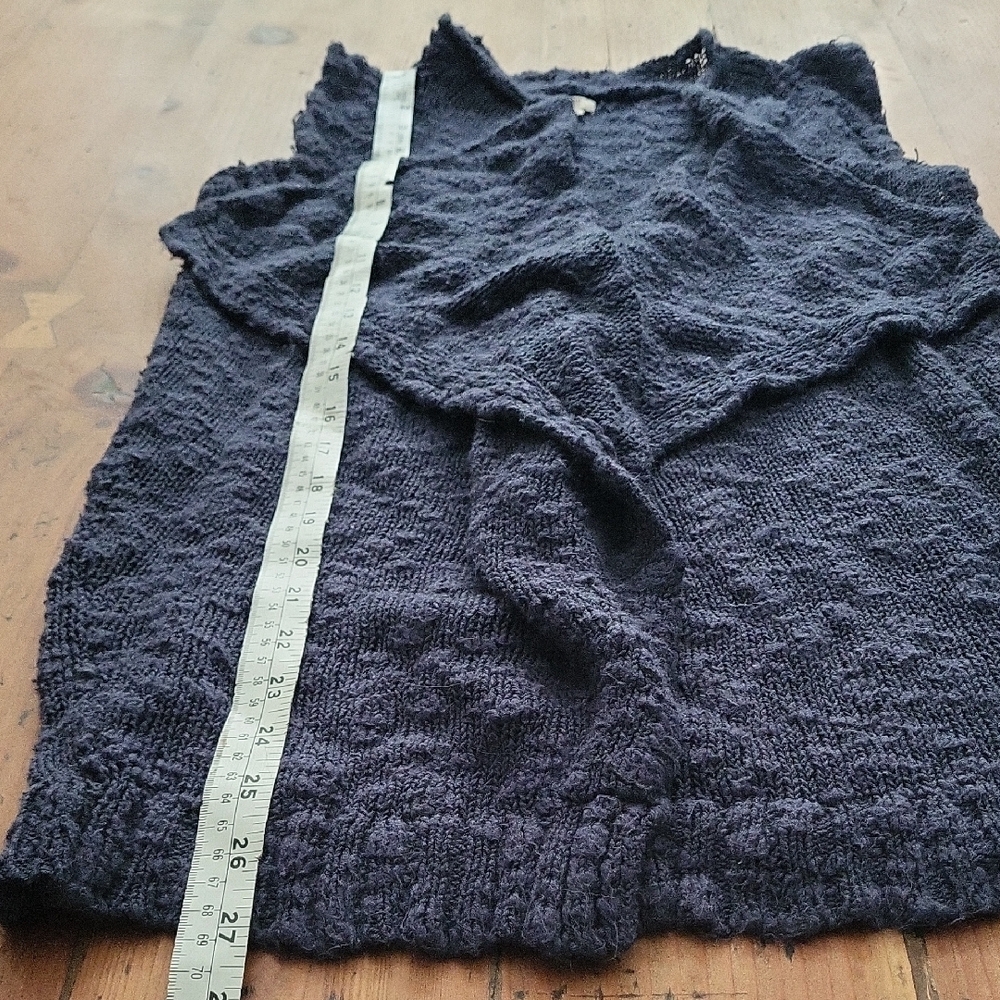 **Removing 7/24**Mossimo Supply Co Blue Knit Cardigan Sweater Vest - Picture 3 of 6
